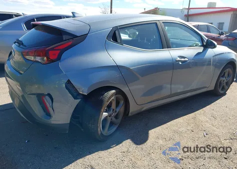 2019 Hyundai Veloster 2.0 from USA, damaged, VIN KMHTG6AF9KU019863
